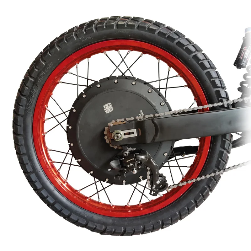 ชุดแปลงมอเตอร์ไซค์/จักรยานไฟฟ้ - 12000W Electric Motorcycle Hub Motor บทวิจารณ์และราคา
