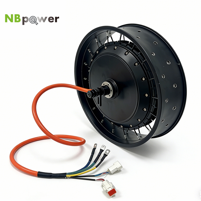 มอเตอร์ล้อจักรยานไฟฟ้า NBpower - 72V 8000W Brushless Hub Motor บทวิจารณ์และราคา