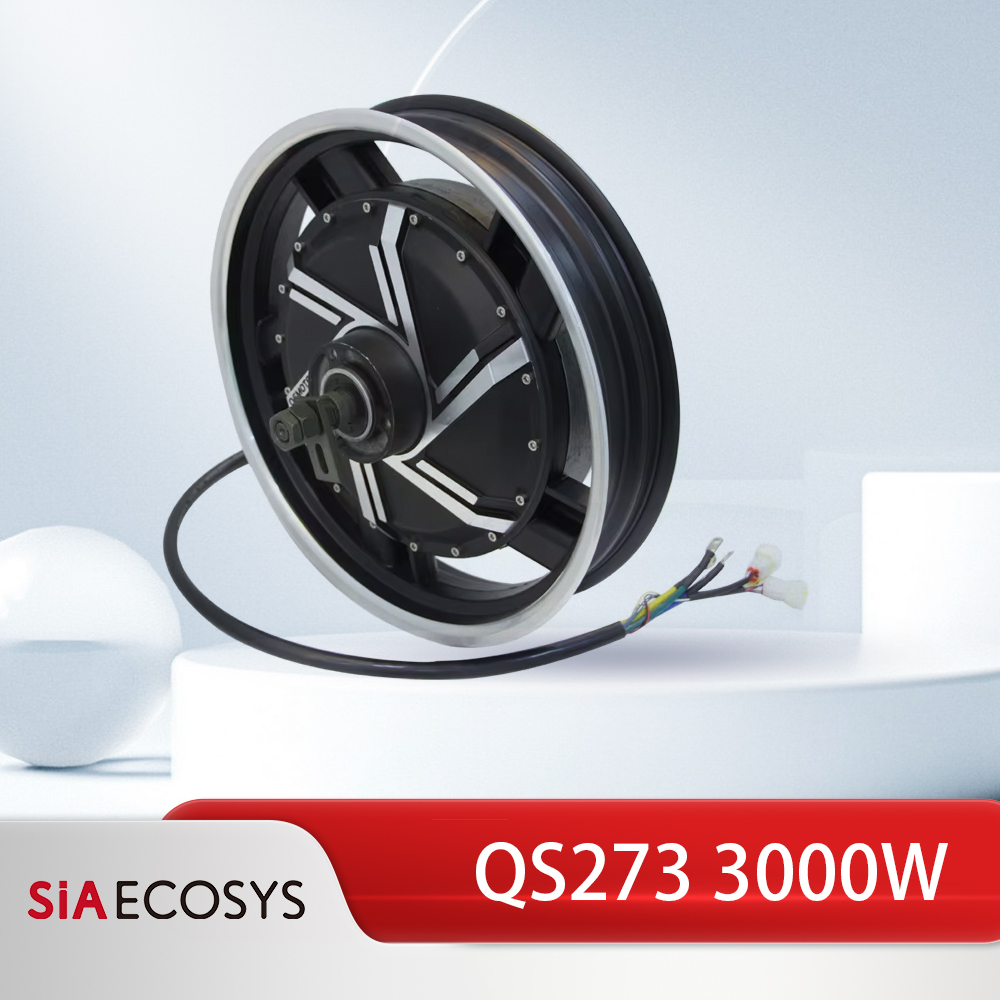 มอเตอร์ QSMOTOR QS273 ขนาด 17  - 17 Inch Motorcycle Rim Hub Motor 72V บทวิจารณ์และราคา